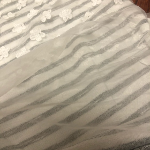 INC Striped Floral Comfortable Top - Picture 3 of 5